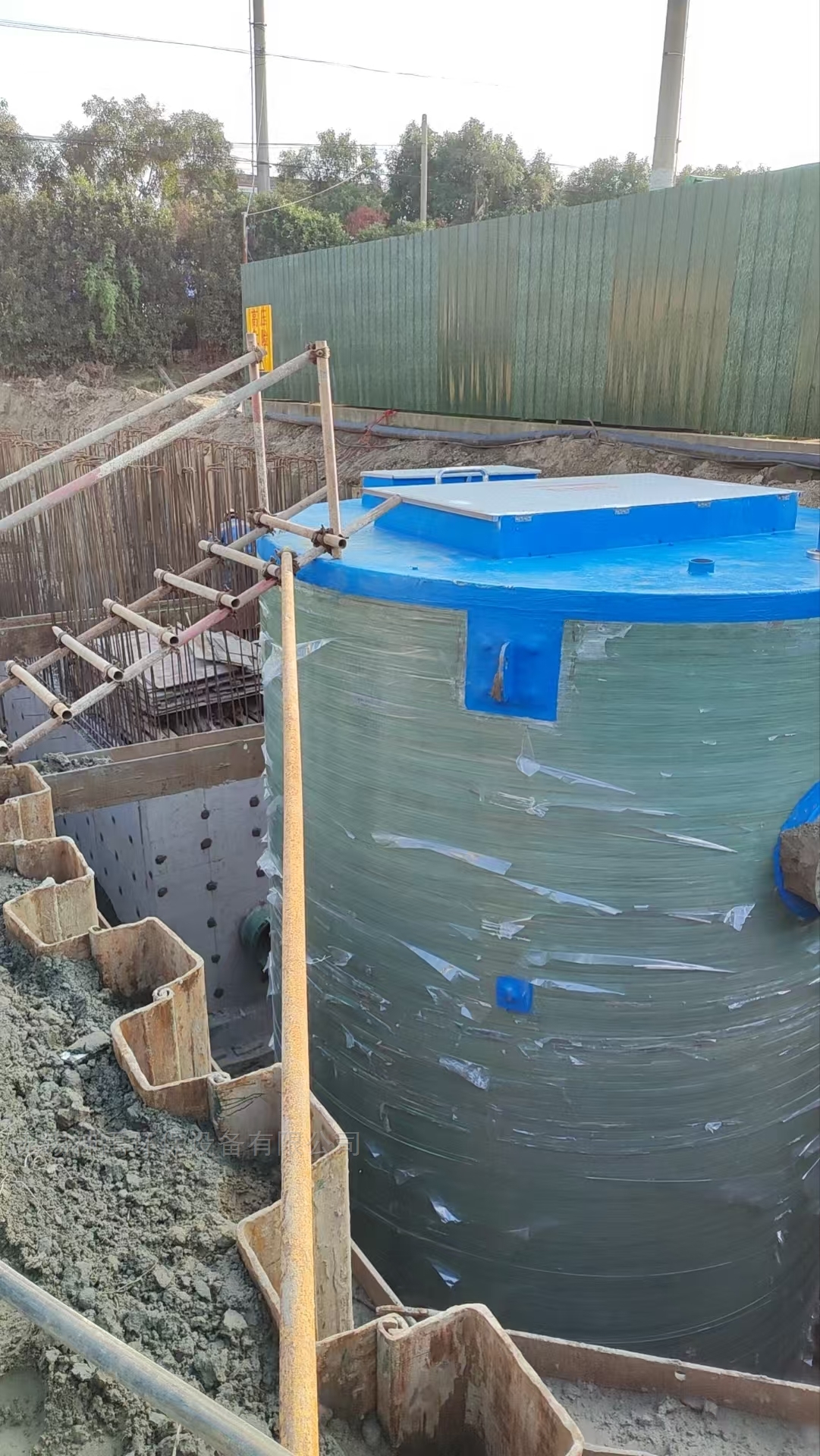 南通如皋一體化預制泵站現安裝了