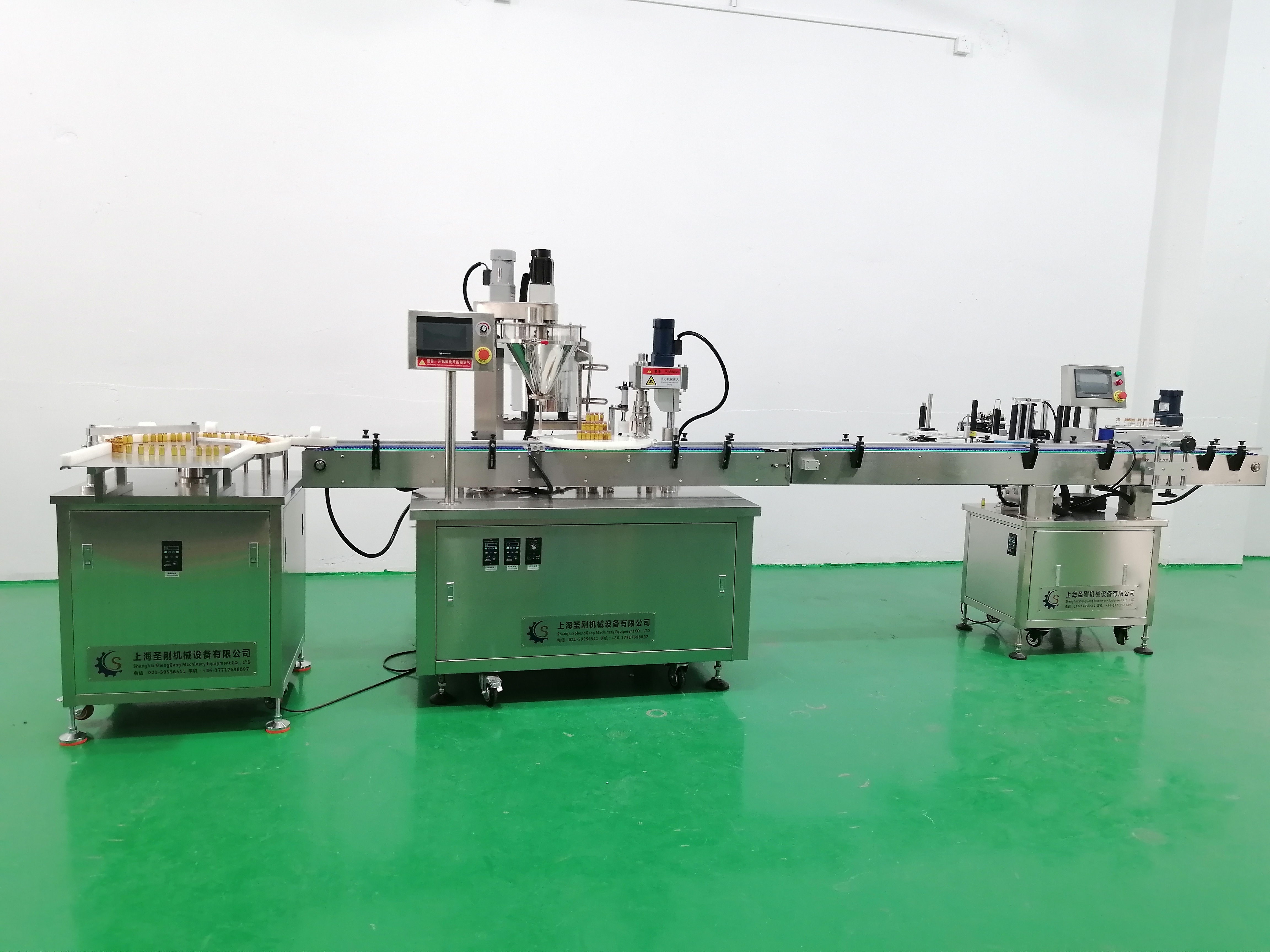 1g直管瓶粉末灌裝壓蓋機(jī)：雙頭二次灌裝破解漏粉難題