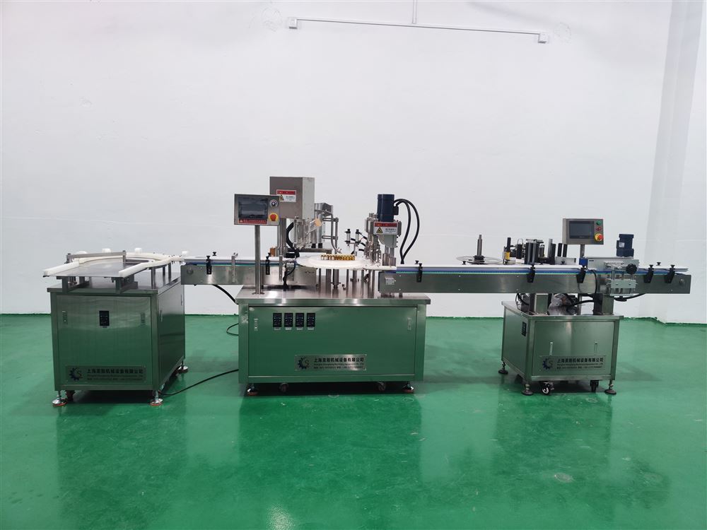全自動(dòng)中藥飲片雙頭灌裝貼標(biāo)生產(chǎn)線