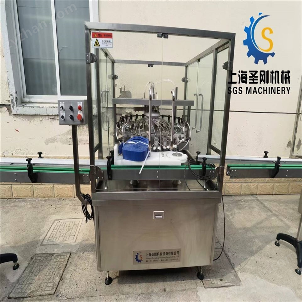 杭州30ml口服液灌裝貼標(biāo)生產(chǎn)線視頻