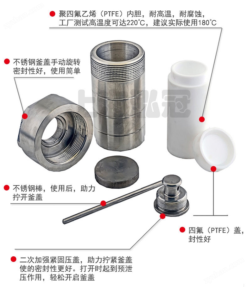 廠家供應上海不銹鋼水熱合成反應釜