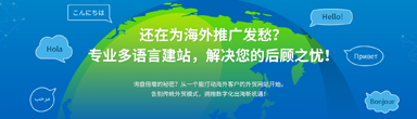 還在為海外推廣發(fā)愁？專業(yè)多語言建站，解決您的后顧之憂！