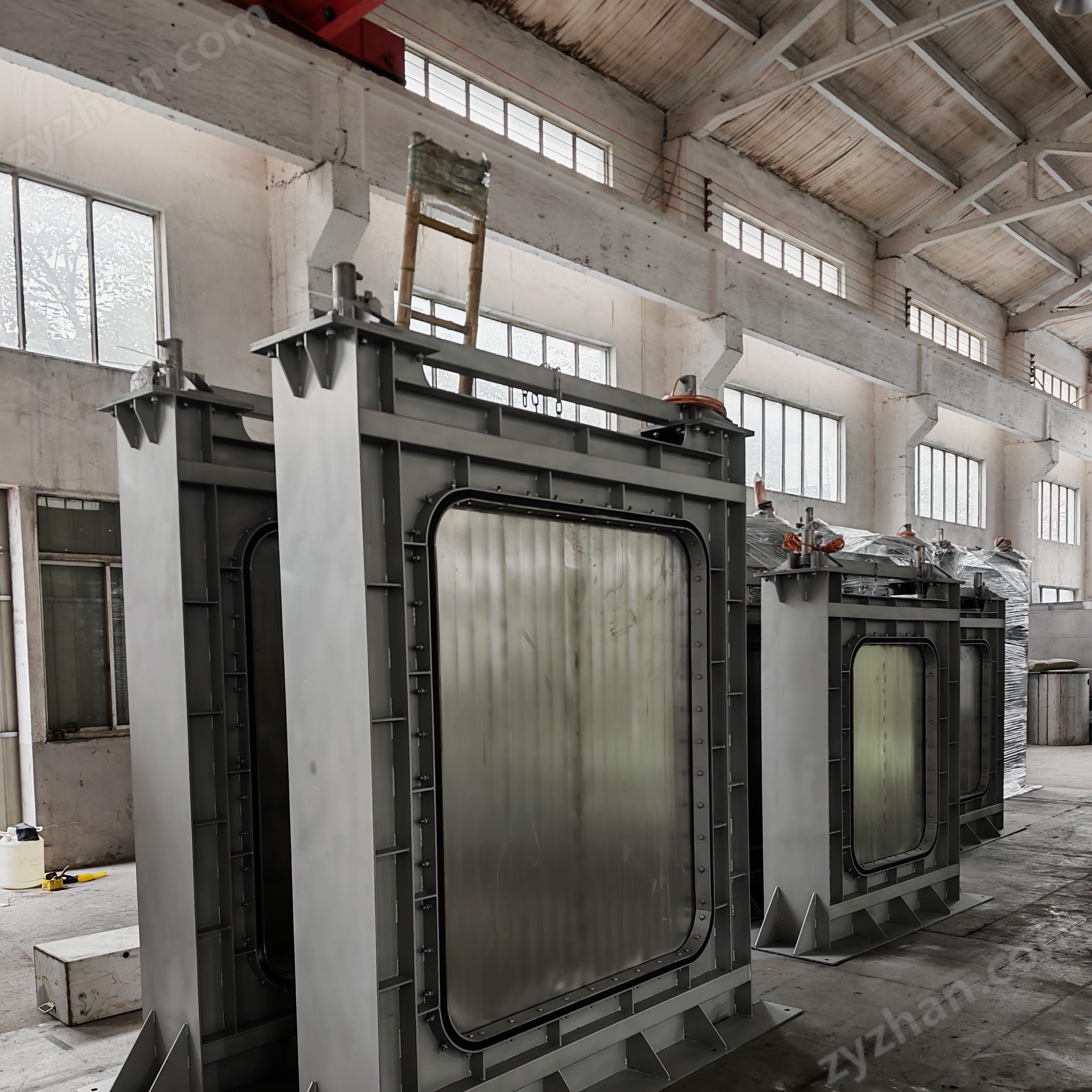 Manufacturer of hydraulic downward opening weir doors