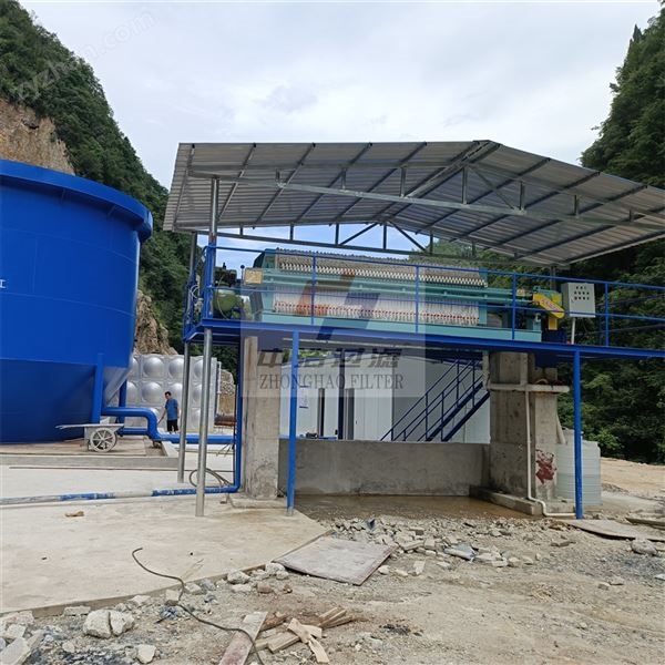 自動板框式壓濾機-泥漿脫水廢水過濾壓泥機圖片