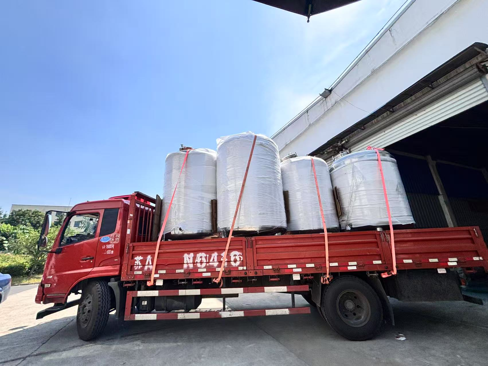 江蘇客戶，配液罐發(fā)貨中?。?！