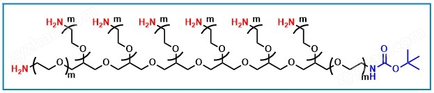(NH2)7-8ARM-PEG-BocNH 異端八臂聚乙二醇